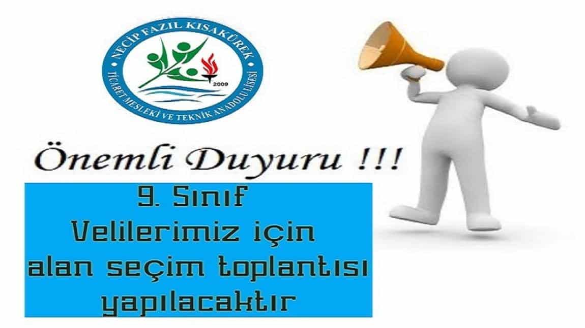 Alan seçimi Bilgilendirme Toplantısı